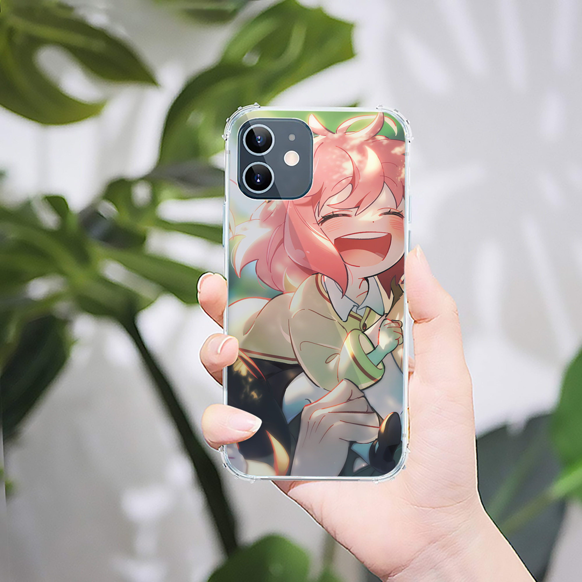 （画像用） SPY×FAMILY间谍家家酒 【iPhone 12シリーズ対応】透明スマホケース（クリアソフトケース）